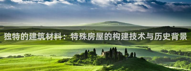 意昂3代理：独特的建筑材料：特殊房屋的构建技术与历史背景