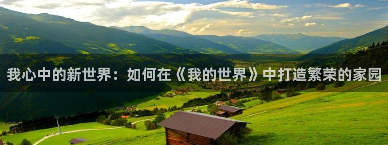 意昂体育3平台APP：我心中的新世界：如何在《我的世界》中打造繁荣的家园