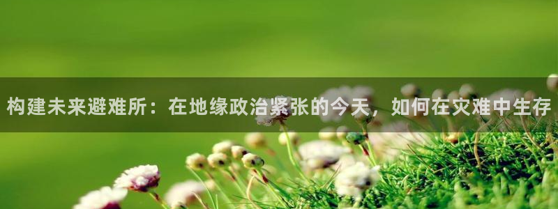 意昂体育3平台注册要钱吗安全吗：构建未来避难所：在地缘政治紧张的今天，如何在灾难中生存