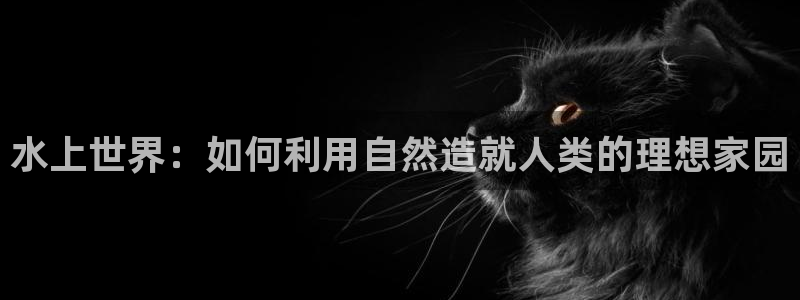 意昂体育3平台注册要钱吗安全吗：水上世界：如何利用自然造就人类的理想家园