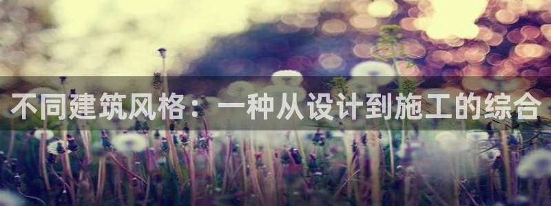 海南意昂体育3：不同建筑风格：一种从设计到施工的综合