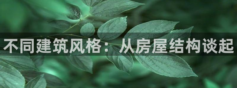 意昂体育3招商电话号码是多少：不同建筑风格：从房屋结构谈起