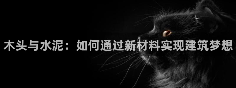 意昂体育3平台注册：木头与水泥：如何通过新材料实现建筑梦想