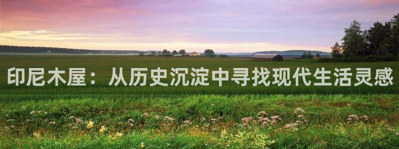 意昂体育3软件：印尼木屋：从历史沉淀中寻找现代生活灵感