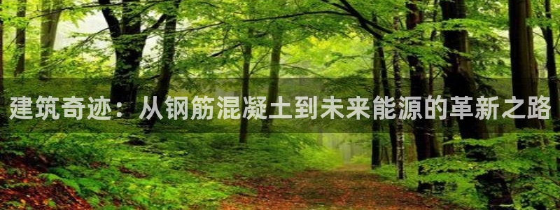 意昂3娱乐下载：建筑奇迹：从钢筋混凝土到未来能源的革新之路