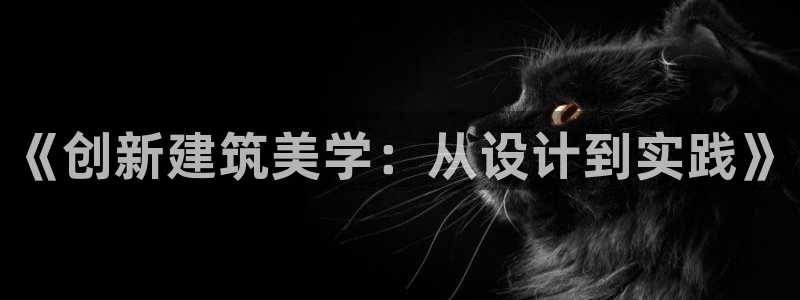 意昂3娱乐：《创新建筑美学：从设计到实践》