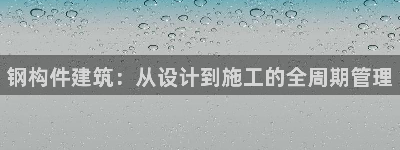 意昂体育3联系电话：钢构件建筑：从设计到施工的全周期管理